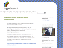 Tablet Screenshot of hoppenbank.info